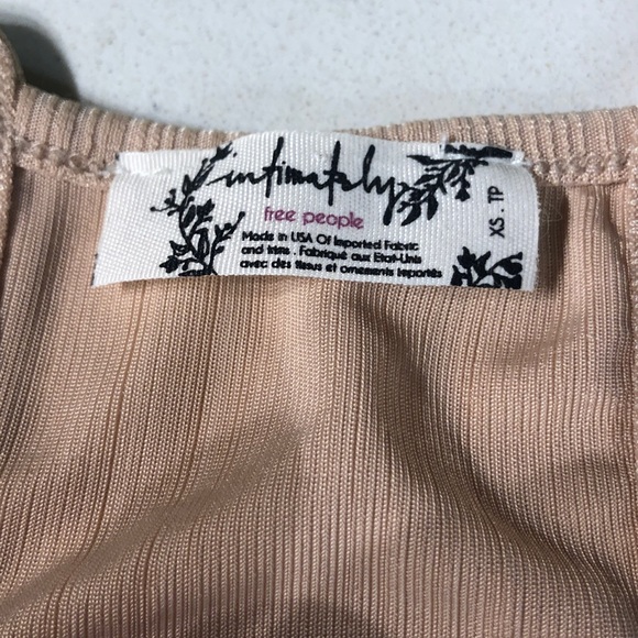 Free People Intimately nude sleeveless blouse • XS - Picture 3 of 6